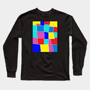 abstract squares Long Sleeve T-Shirt